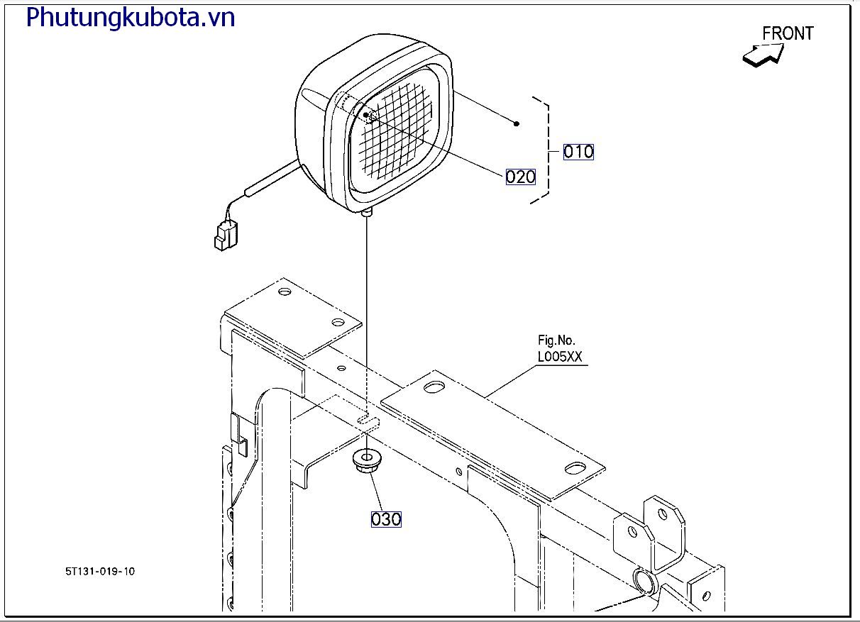 Đèn tác nghiệp ( phễu nạp liệu)